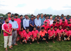 সিরাজগঞ্জে জাতীয় মৎস্য পক্ষ উপলক্ষে মৎস্যজীবীদের ফুটবল প্রতিযোগিতা ও সমাপনী অনুষ্ঠান